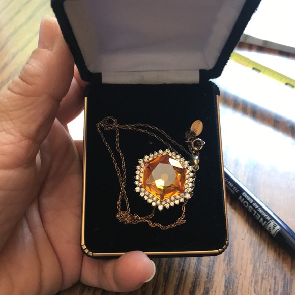 Gently worn STAUER .925 necklace with Helenite gemstone pendant - Picture 2 of 8